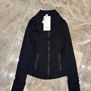 lululemon athletica Navy Polka Dot Blazer